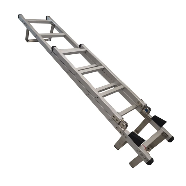 Customized foldable aluminum ladder for fire fighting vehicle rescue vehicle