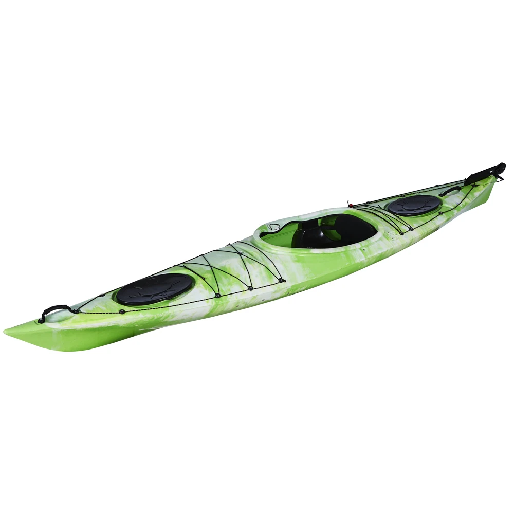 4.2m Large Professional UV Protected Solo Sea Ocean Lake Canoe Boat Fishing Kayak