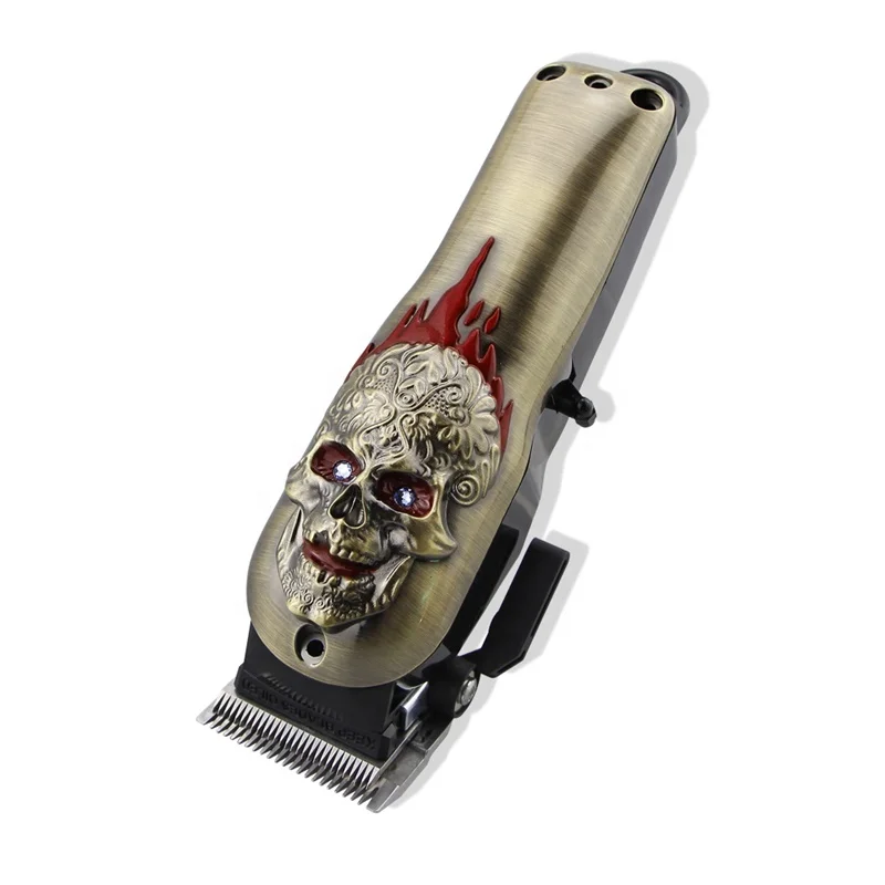 3d Lion Skull Zinc Alloy Hair Clipper Cover For 8148/8591 & Oem