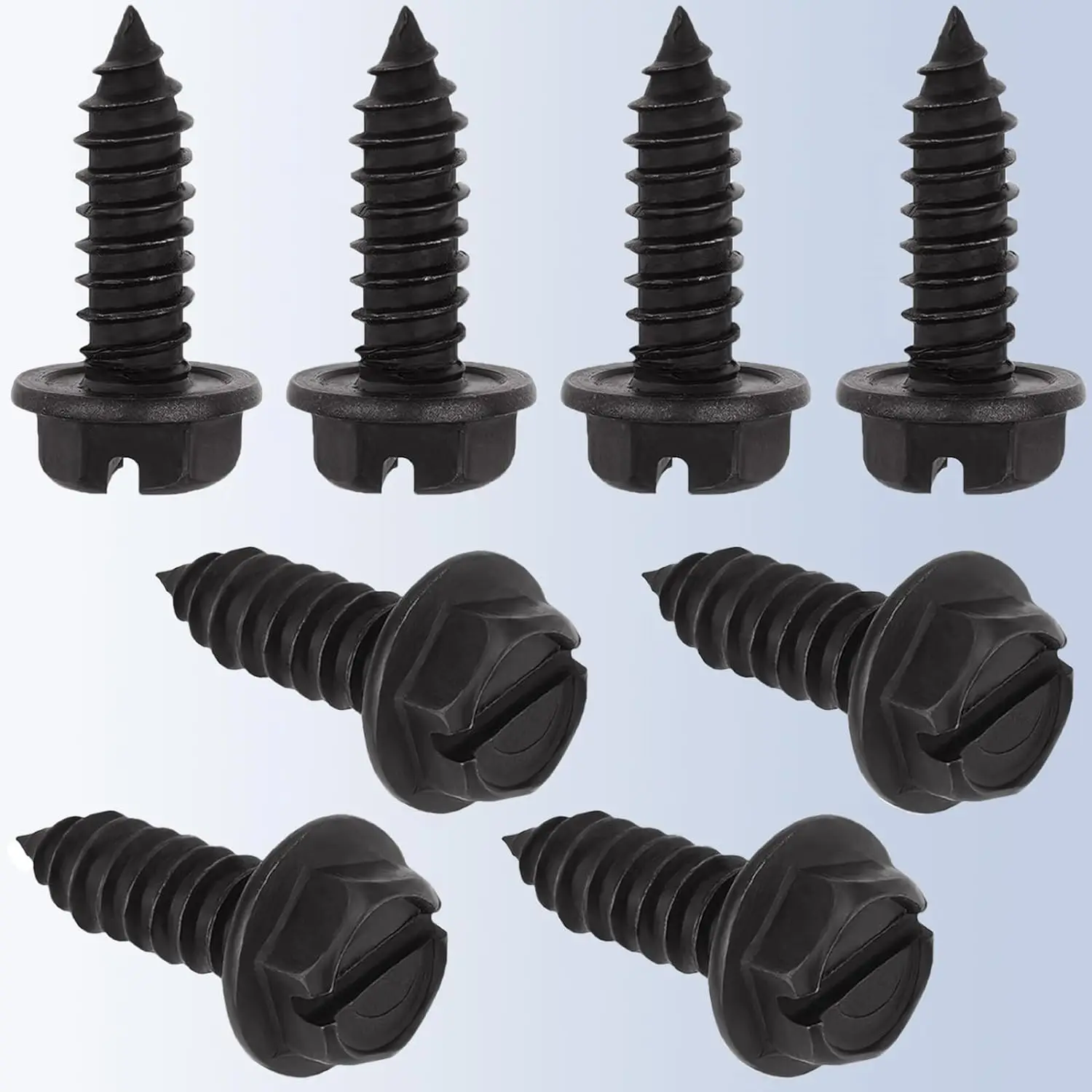 14 X 3/4 Slotted Truss Head License Plate Screws Zinc 14 X 3/4 Slotted Truss Head License Plate Screws Zinc