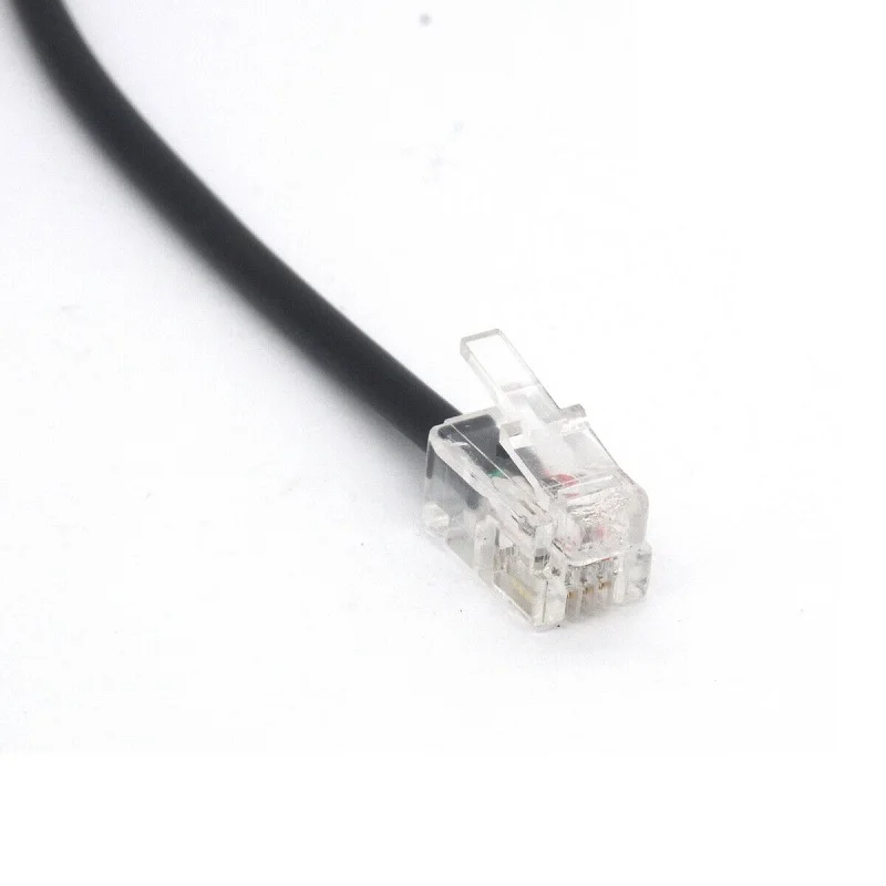 5-Pin Micro USB Male to 4P4C RJ9 Telephone Converter Cable Pure Copper Foil Shielding 12-Month Warranty for Cameras Computers