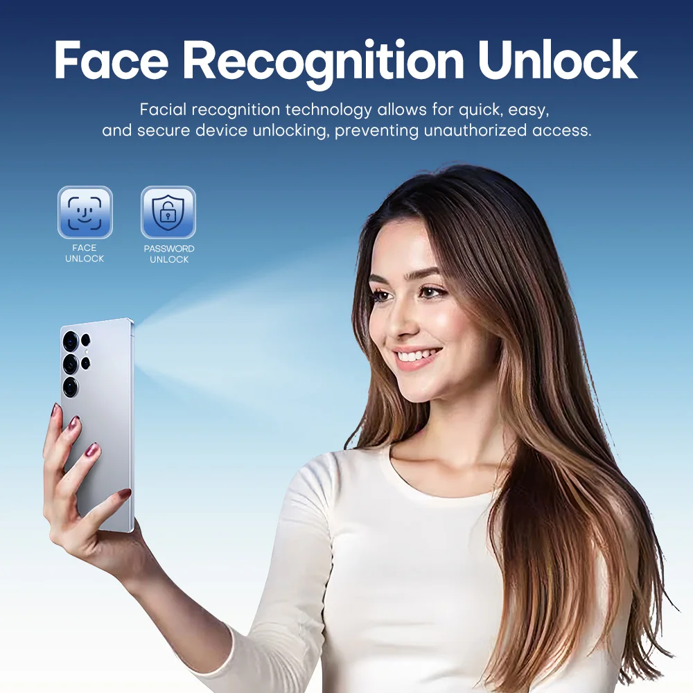 25 Pro Max 7.3 Snch Full Screen WsFs GPS S25 Smartphone 16GB+512GB 1TB 4G 5G Mobsle Phone Large Screen HD Camera Wholesale