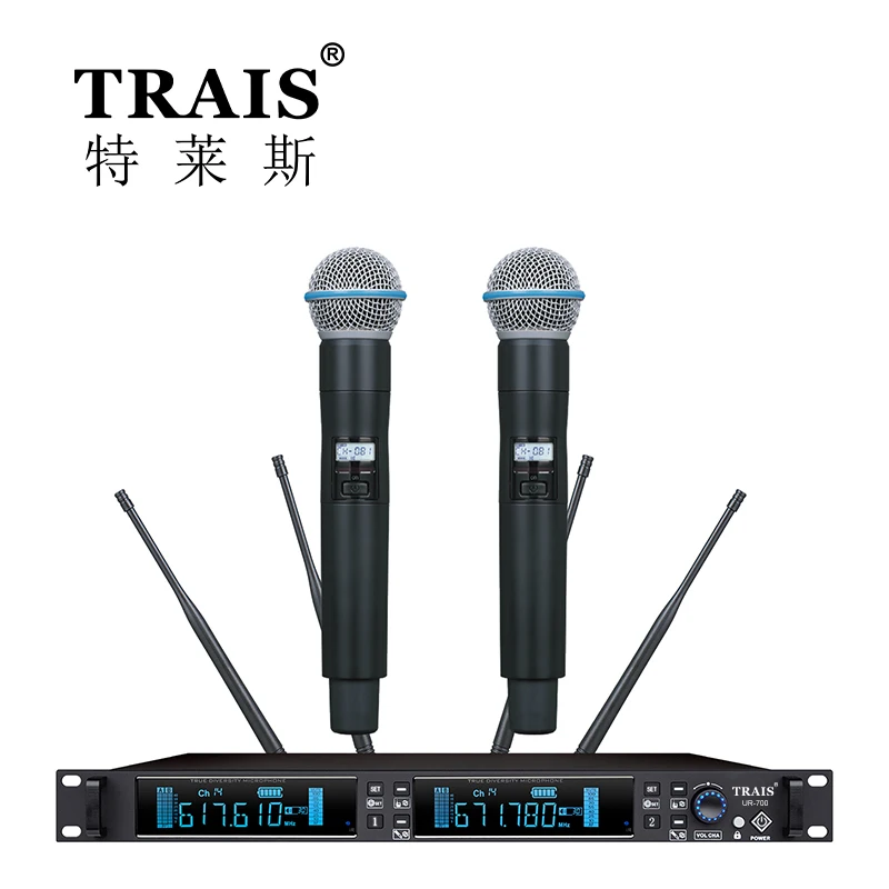 TRAIS True Diversity Wireless Microphone Professional Performance