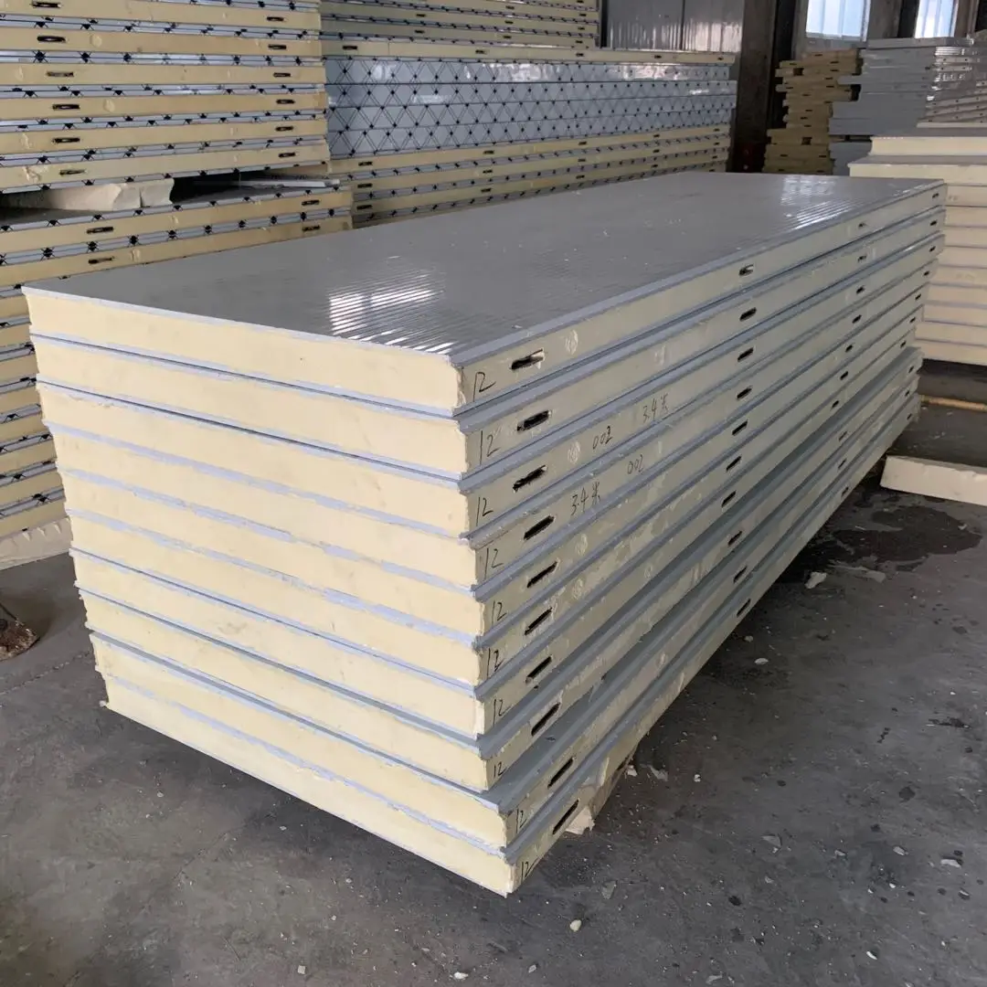 Factory Manufacture Various Metal Polyurethane Foam Wall Pu Roof Sandwich Panel