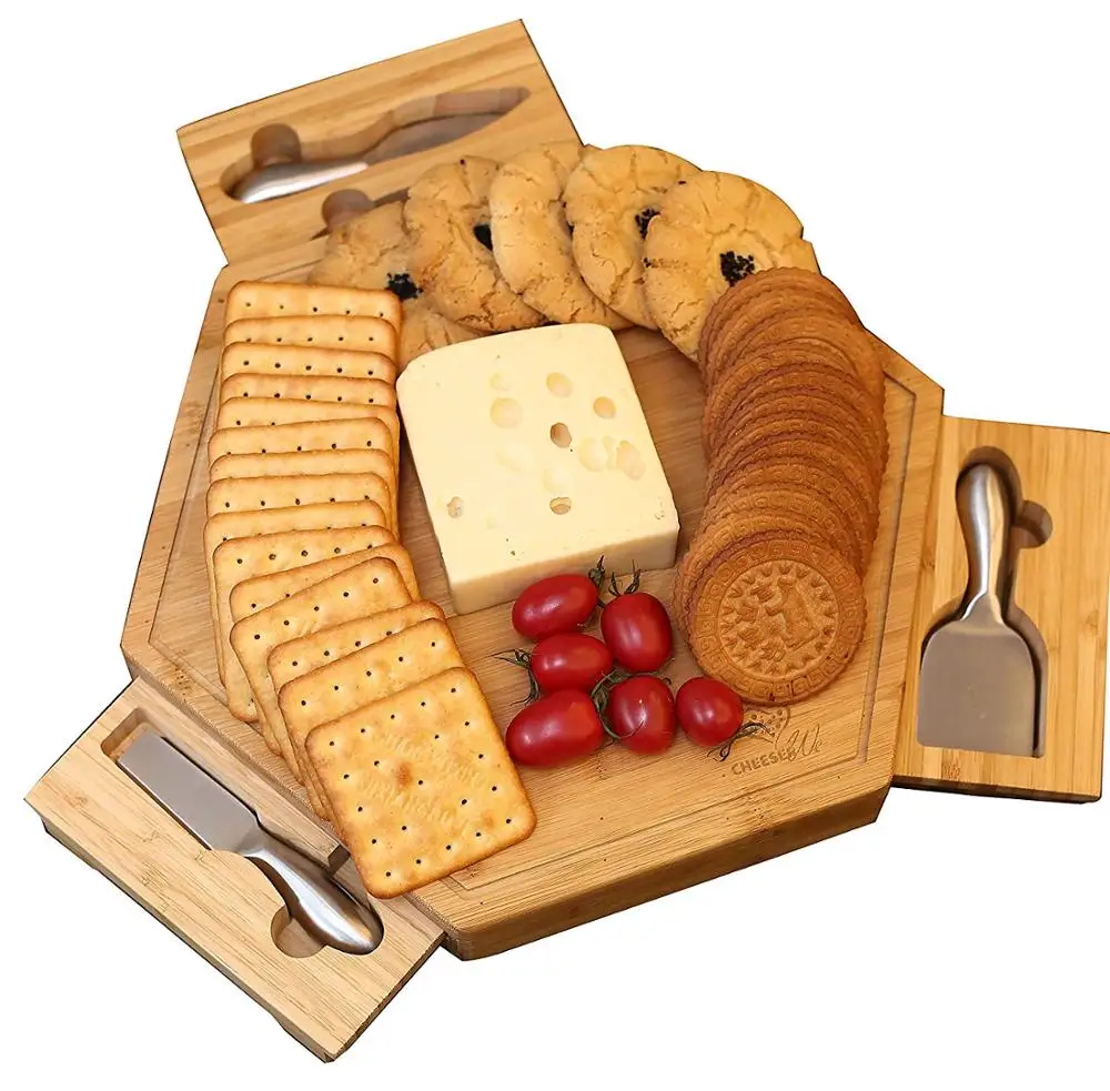 sample avaliable wholesale bamboo cheese board also used as