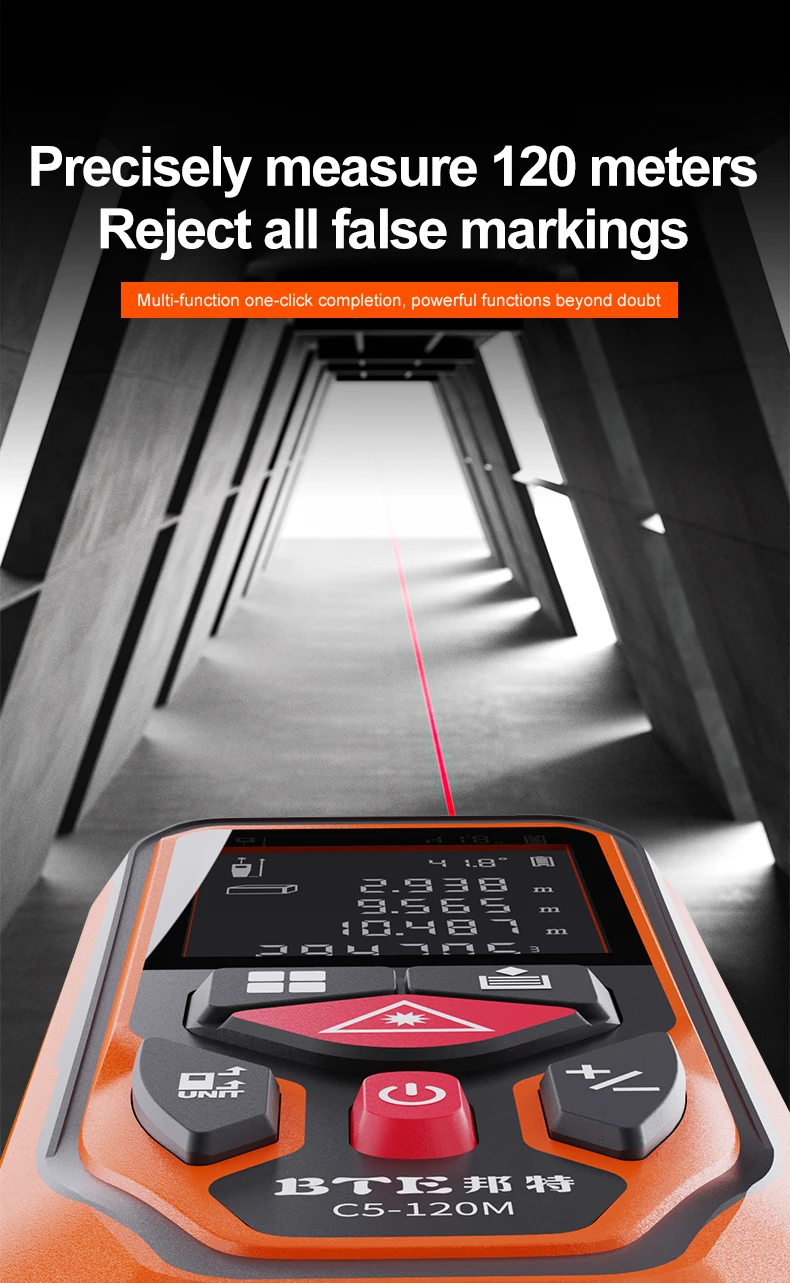 BTE C5 Laser Distance Meter - Precision Measurement Tool