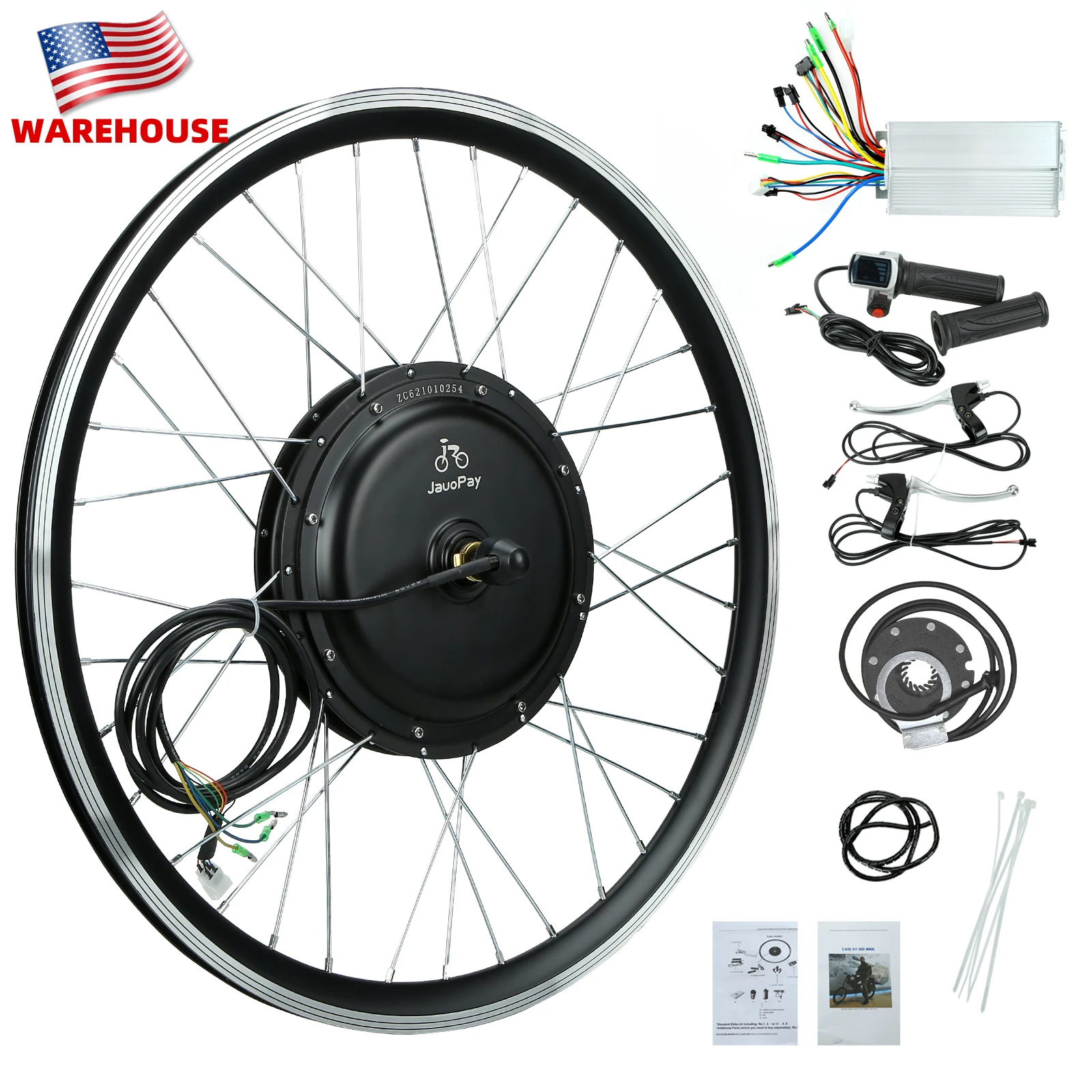 Best-sellers USA Free Shipping 36v 48v 500w to 1500w 2000w Hub Motor Ebike  Kit 26/28inch Diy Electric Bike Kit for Sale