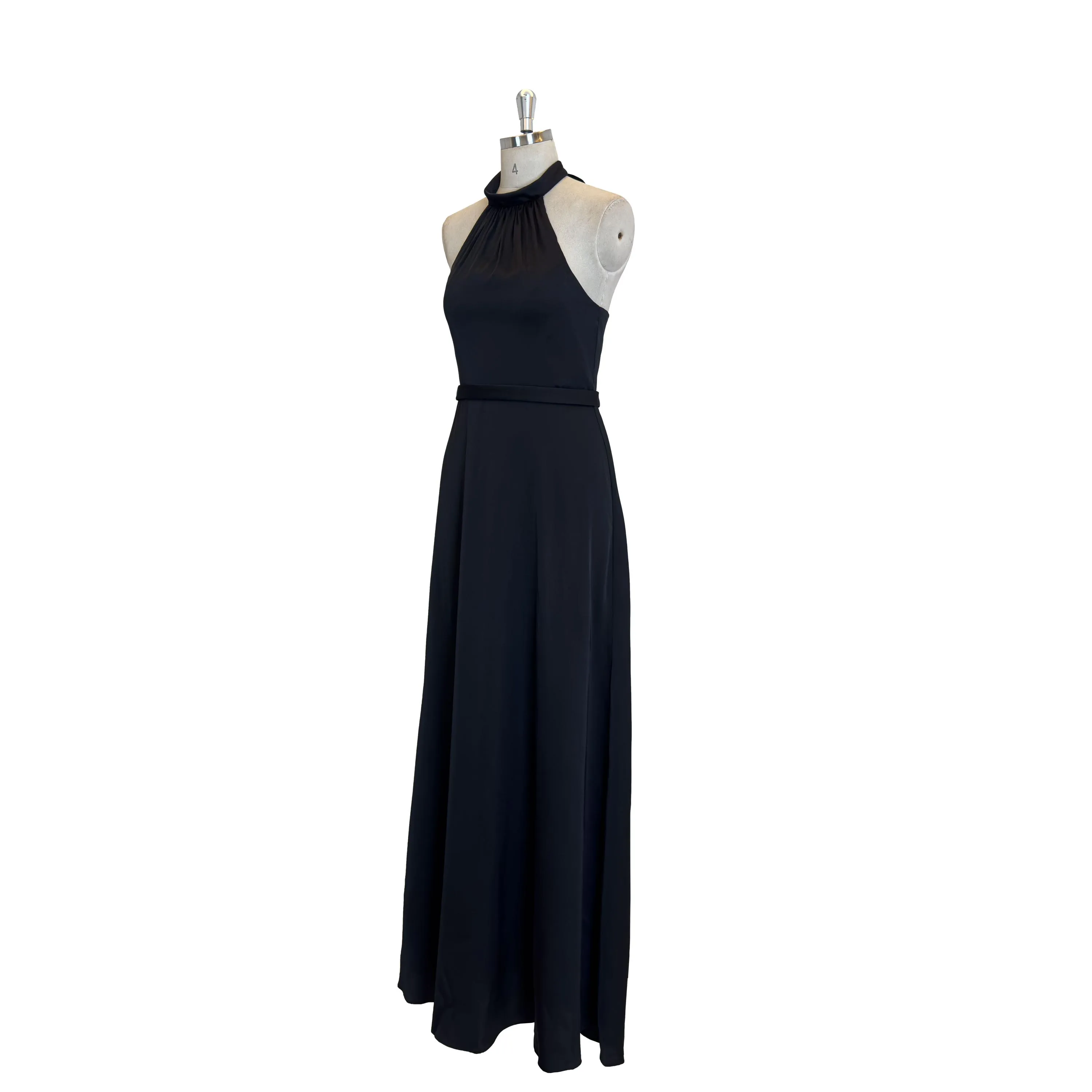 princess polly baby blue dress Plus Size Black Satin Dusty Navy Bridesmaid Dresses... From Fittedbridal,  $95.48