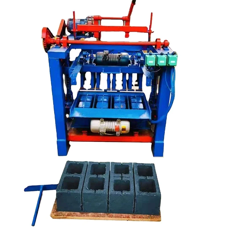 Automatic Lifting Brick Machine Cement with Sand Brick Machine Can Add Hopper Easy Operating Brick Machine