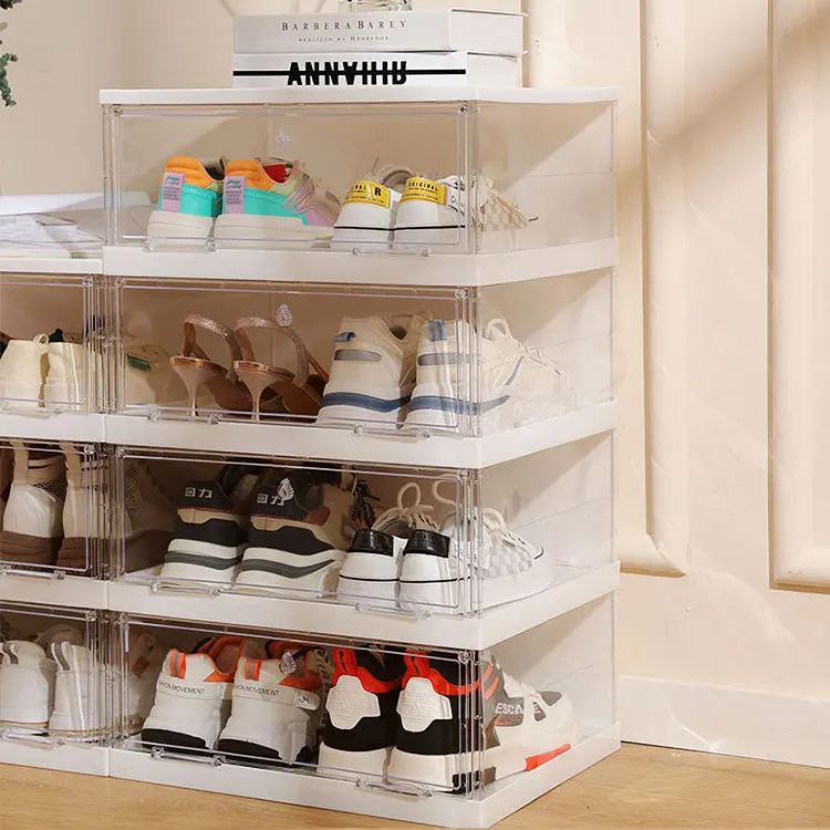 Installationfree Collapsable Shoe Rack Storage Organizer Spacesaving