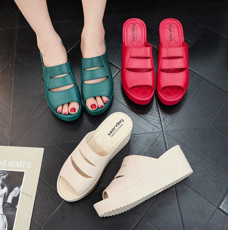 Source Fashion Summer Wedge Heel Sandals Women's Platform