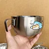 Single-handled rice bowl [Cartoon Kitten]