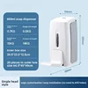 Distributeur de savon à pression coudé 7002