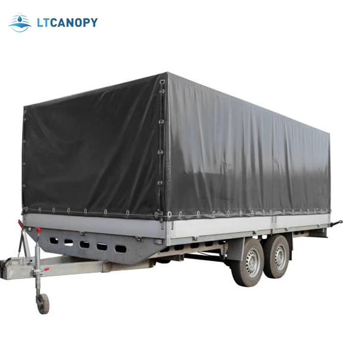 Litong устойчивый к разрыву водонепроницаемый сверхпрочный брезент серого цвета для грузовика