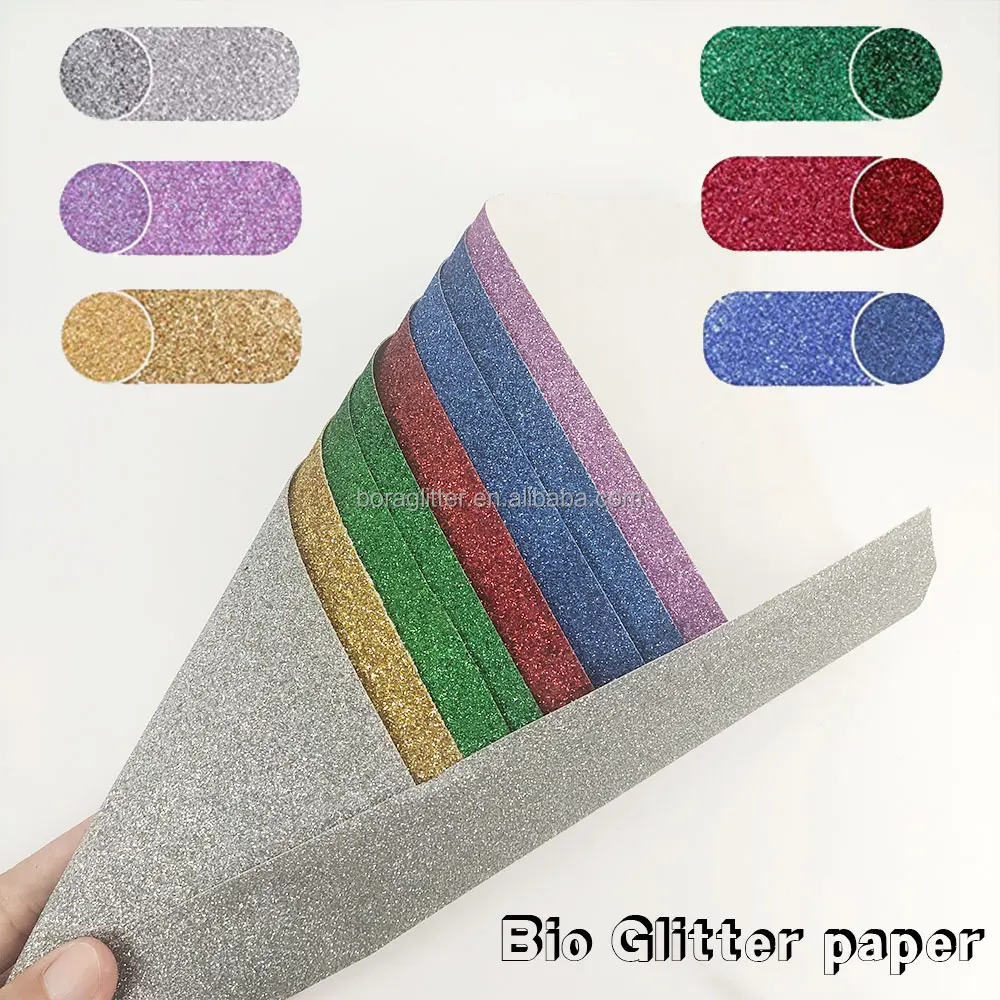Baolai, лидер продаж, биоразлагаемая блестящая карточная бумага, биоразлагаемая Крафтовая бумага для детей, изготовление открыток для поделок