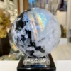 blue Rainbow Moonstone Sphere