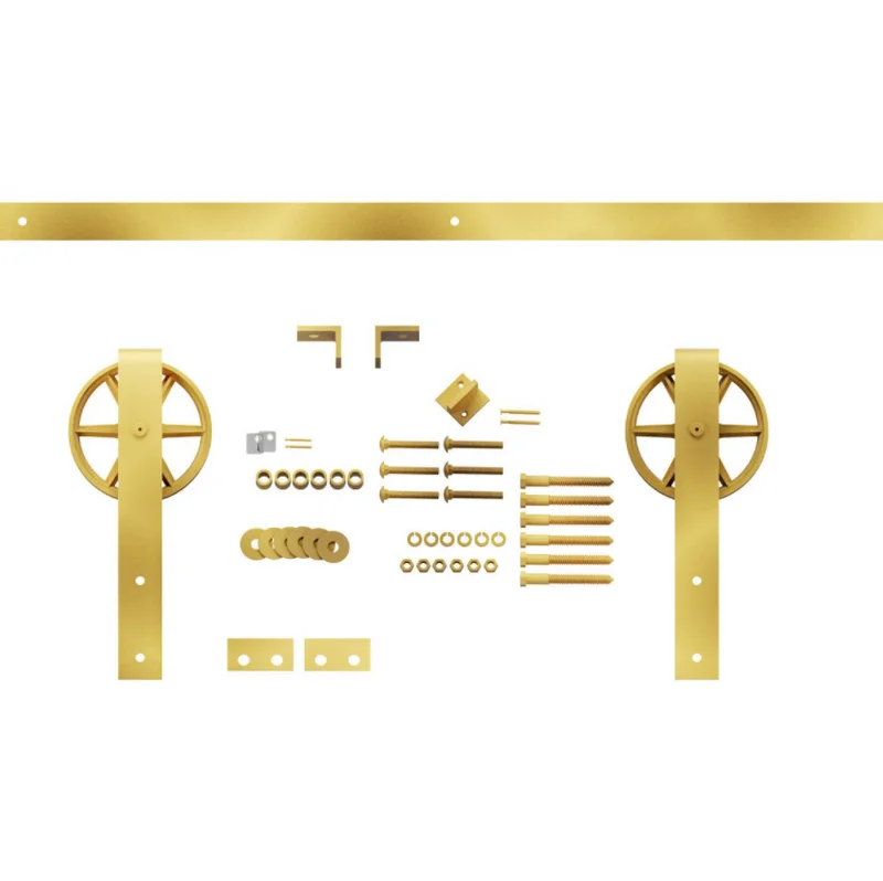 Rhetech Barn Door Modern Luxury Diamond Style Barn Door With Hardware
