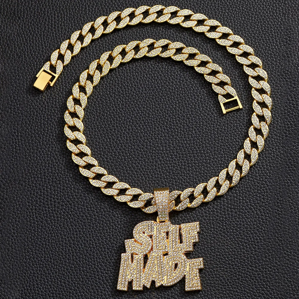thumbnail image 2 of MaxBling81 Hip Hop Herringbone Necklace – 14K Gold Plated, 9mm Or 11mm, 24" Chain 2 of 2