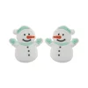 Snowman Focal bead Green SA130