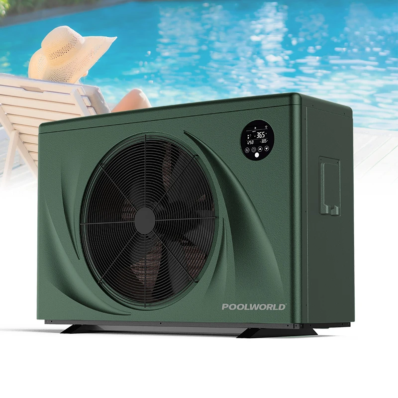 Pool World Quiet Pro Series ABS R32 Inverter Heat Pump Pool Water Heater  for Household Commercial Swimming Pool
