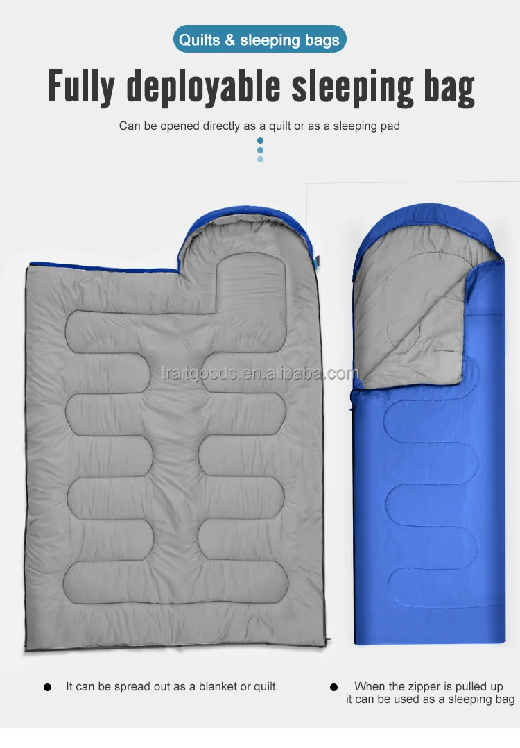 Sleeping Bags Envelope Emergency Sleeping Bag And Blanket For Adult