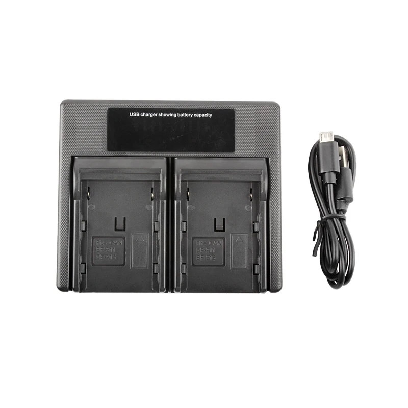 BP-911 LCD Dual Charger for Camera Battery BP-911 BP-915