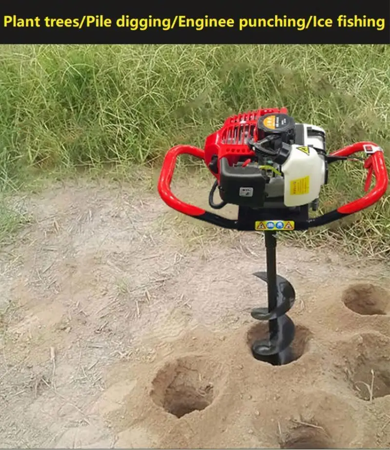 Agricultural Digging Machine Post Hole Digger Gasoline Earth Auger Drill Machine Gas Earth Auger for Sale