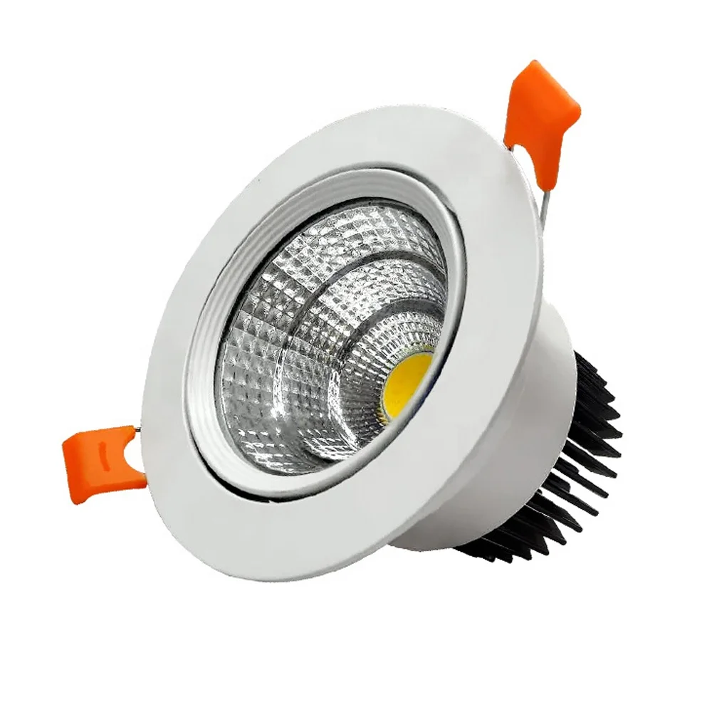 High Quality 3W 5W 7W 10W 12W 15W 18W 20W 30W 40W 50W Aluminium Ceiling COB Led Down Light