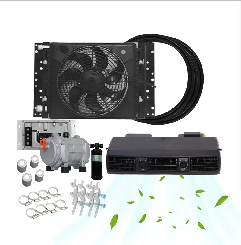 Universal A/C System for RV Vans Classic Cars Pickup Trucks  Cooler 12V DC Car Air-conditioner