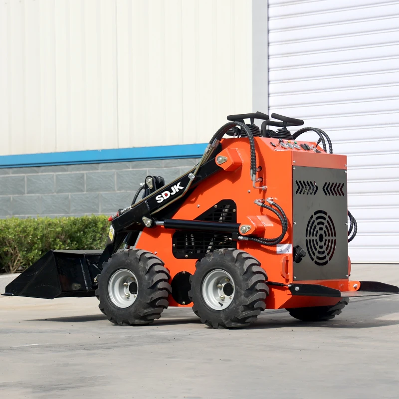 Бесплатная доставка сельскохозяйственный колесный погрузчик EPA с бортовым поворотом 500 кг маленький мини-погрузчик на продажу