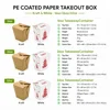 Kraft naturel/Blanc/Couleur personnalisée