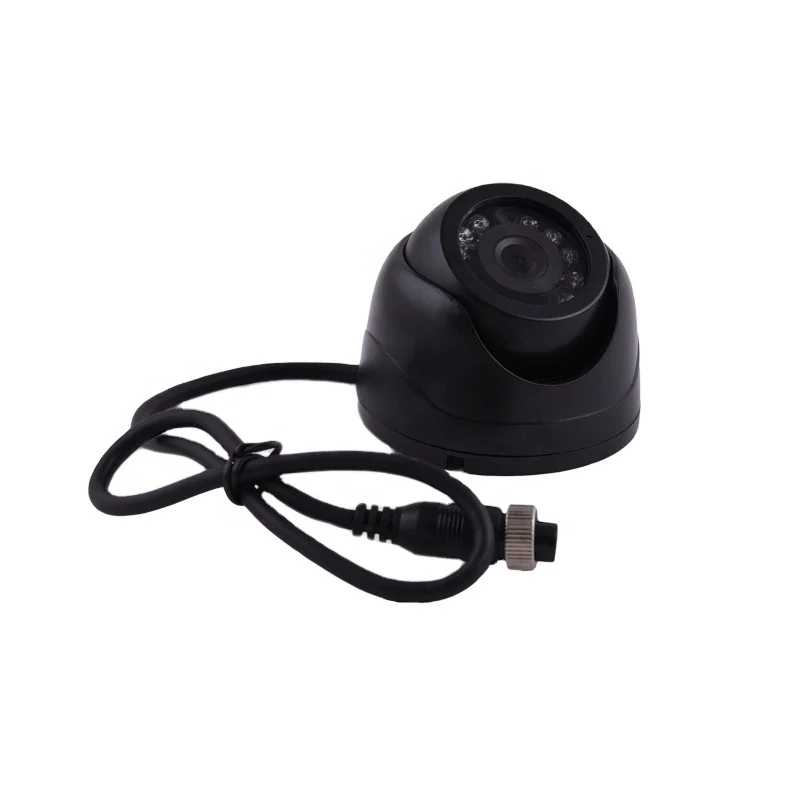HYF Cheap Price Inside Mounted Bus Van Train Trailer AHD 720P Plastic Shell 2 Inch Night Vision with Audio Dome Security Camera