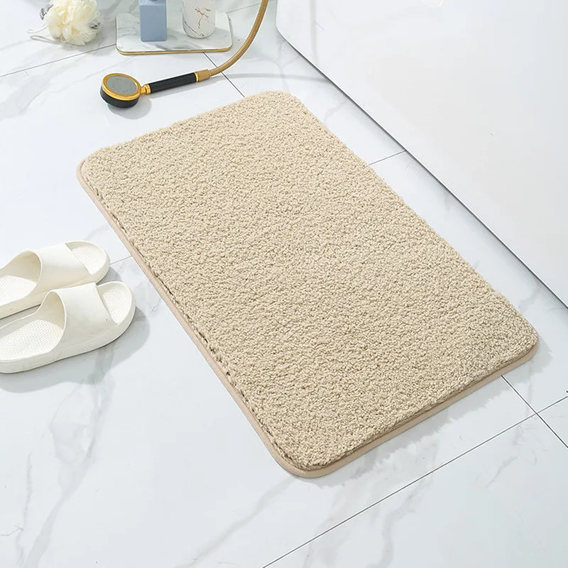 Machine Wash Quick Dry Bath Mats for Bathroom Floor Tub and Shower 16x24 Grey