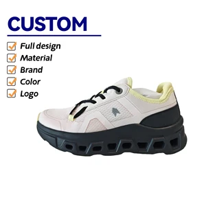 Custom Hot Selling High Quality Autumn Lightweight Soft Unisex Breathable Running Shoes Mesh Upper on Cloud