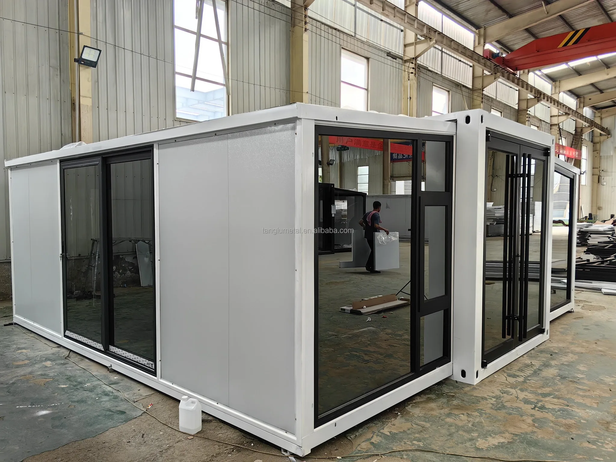 Modular Foldable Portable Container House Prefab with 2 Bedroom Plans Expand Shipping Container Home
