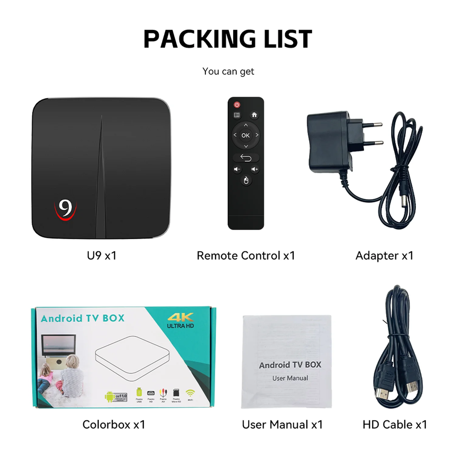 TV Box Android 11.0 Con 2GB RAM, 32GB ROM, S905Y4 Quad-Core 4K HDR, WiFi Dual-band, Bluetooth 5.0 E Telecomando Vocale - 6