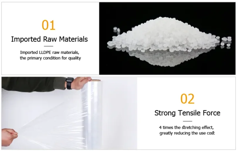 20x5000x80ga Mini Stretch Wrap Packing Embal Foil Film Filme Strech 500