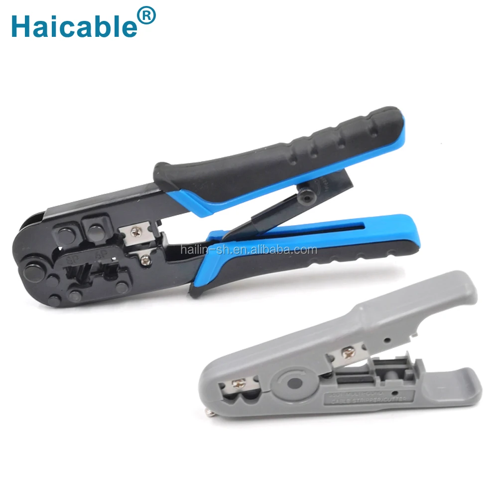 Bàn Tay Chuyên Nghiệp Công Cụ Rj45 Rj11 Cat5 Mạng Công Cụ Kit HT-K568RT Bó LAN Cable Tester Uốn