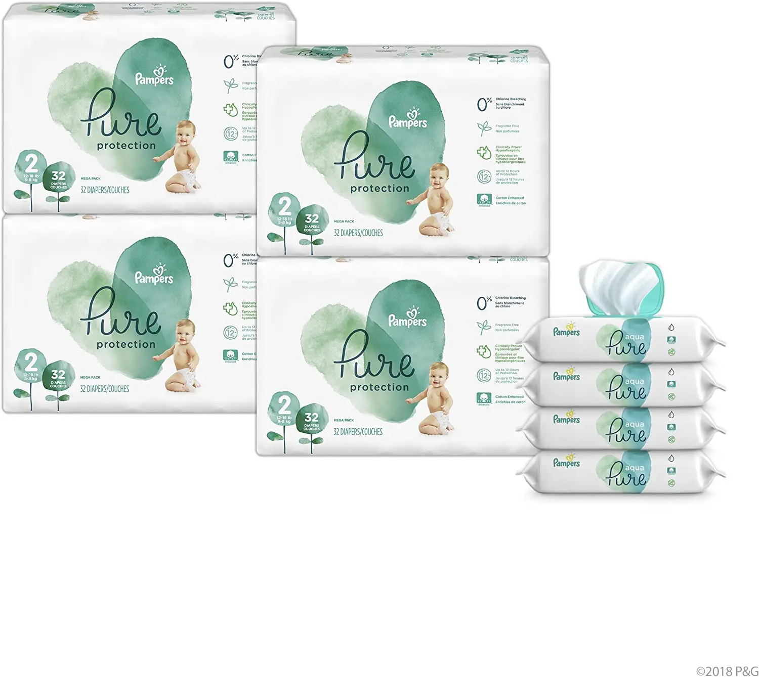 2024 Natural Organic Pamper Baby Wipes Biodegradable Water Wet Wipe For