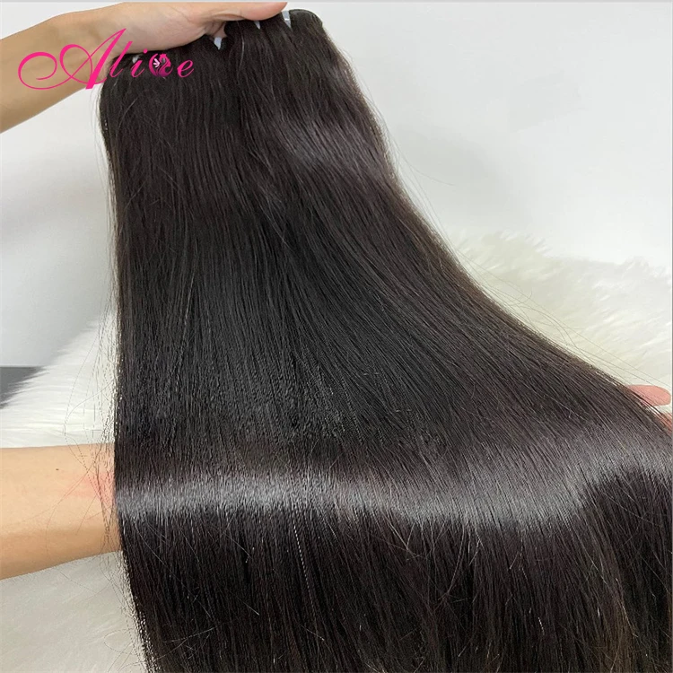 Cambodian Unprocessed Cheveux Naturel Raw Indian Hair Cuticle Aligned Raw Vietnamese Original Human Hair Weave Bundles Yaki