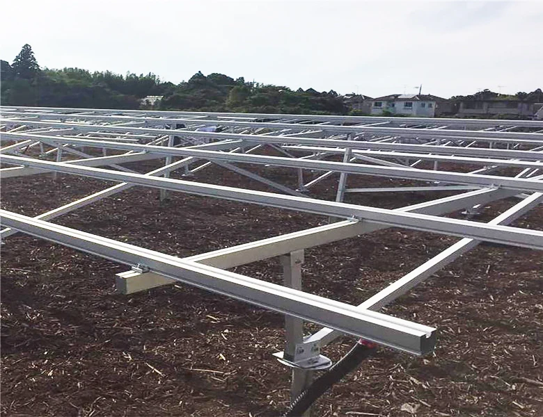 Aluminium Solar Panel Ground Mounting Frames Solar Power System Home 500KW