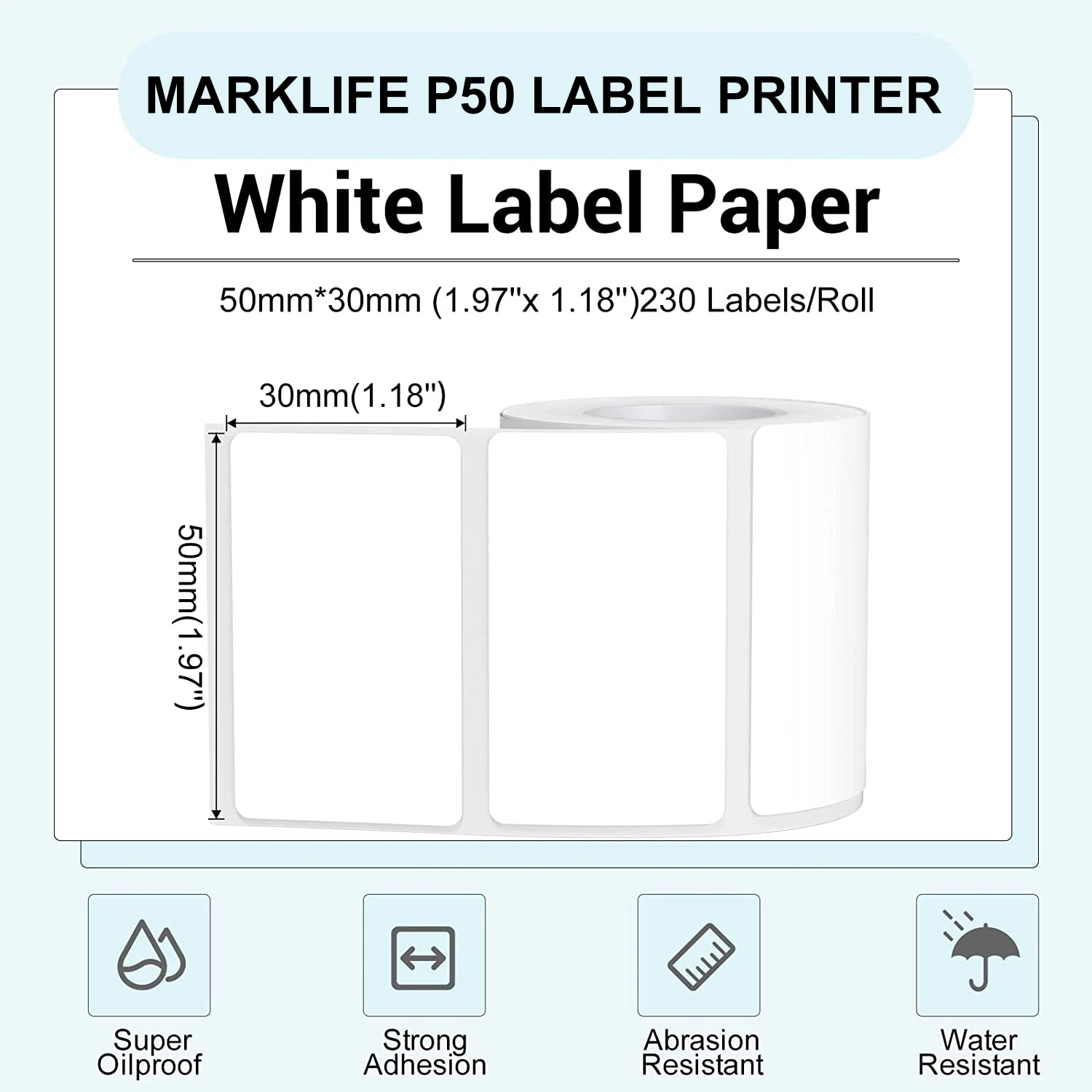 Source Marklife étiquettes d'adresse thermiques colorées Aopick