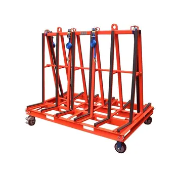 Machinery One Stop Double Sided A Frame Transport rack for marble granite slabs transport trolley