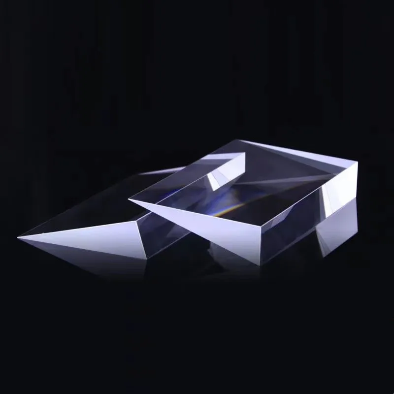 High quality BK7 Fused silica optical glass Right triangle wedge prism