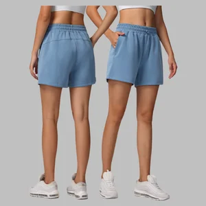 Wholesale High Quality Fitness Ladies Workout Custom Womens Athletic Jogger Short with Pocket Running Gym Sweat Shorts Women