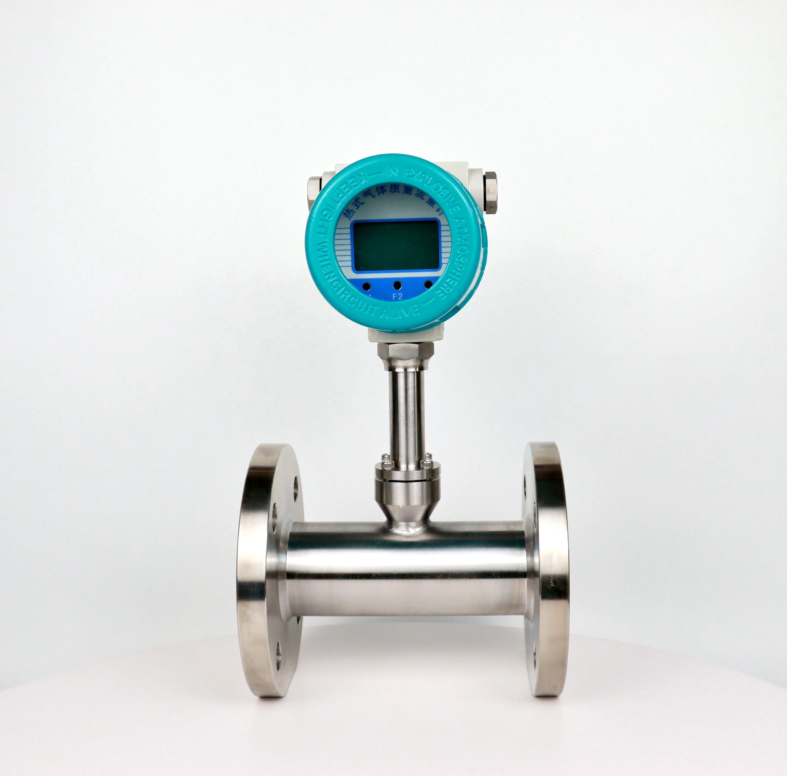 Industrial Modbus Dn25 Insertion Rs485 Thermal Mass Gas Flow Meter 4-20ma Flange Compressed air Oxygen Thermal Flowmeter