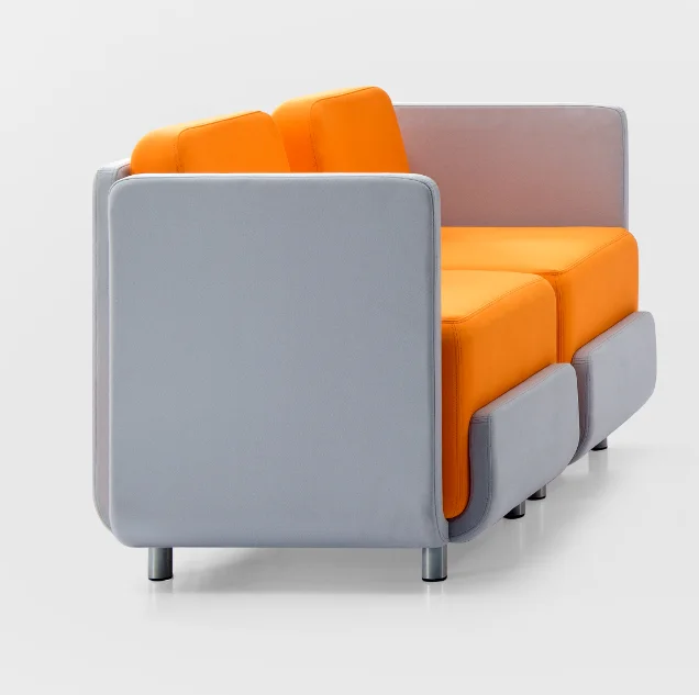Four Seats Modern New Model Sofa Sets Artist High Back School Chair Single Reading Room Isolation VIP Room Sofa