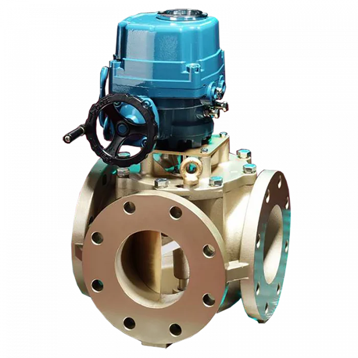 AMOT Three-way Temperature Control Valve GG Series With AMOT Control Valve 3 Way Rotary Control Valve
