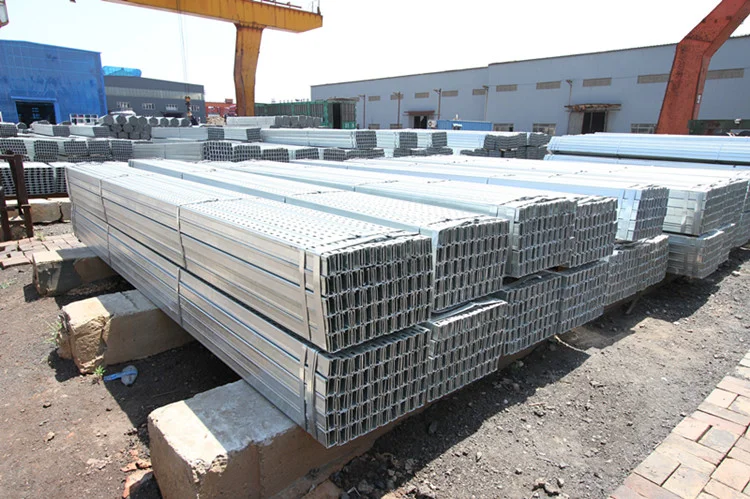 high quality good price q235B standard c channel 41*41 galvanized c channel carbon steel c channel