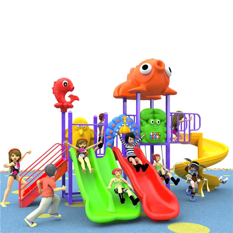 Top1 Selling Kids Playground Outdoor Swing Set High Quality Plastic